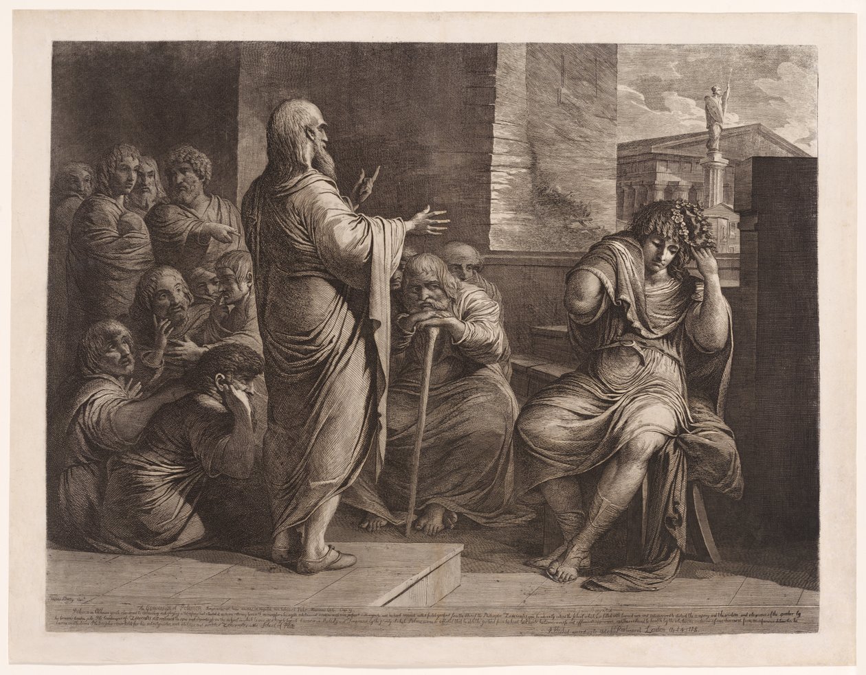 Obrácení Polemóna od James Barry