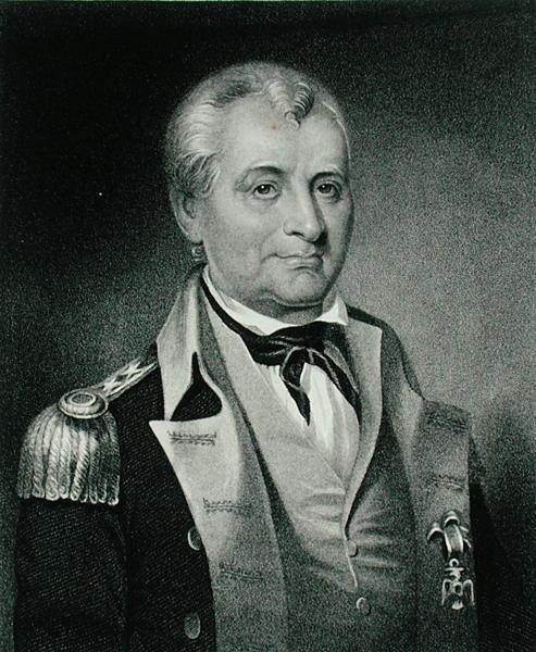 Generál Lachlan McIntosh (1727-1806), rytý Henry Hoppner Meyer (1782-1847) (rytina) od James Barton (after) Longacre