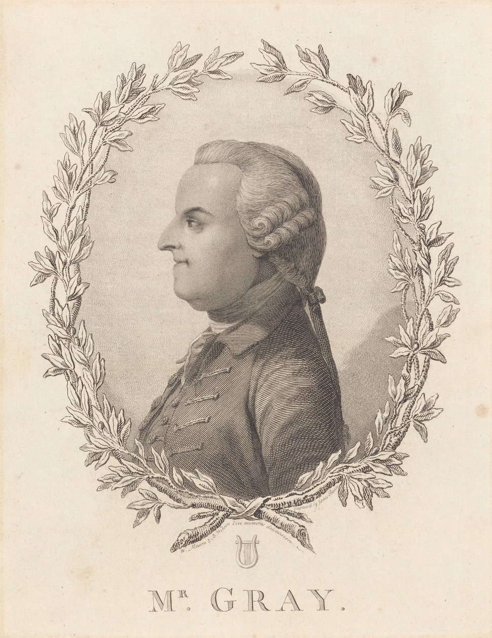 Pan Thomas Gray od James Basire