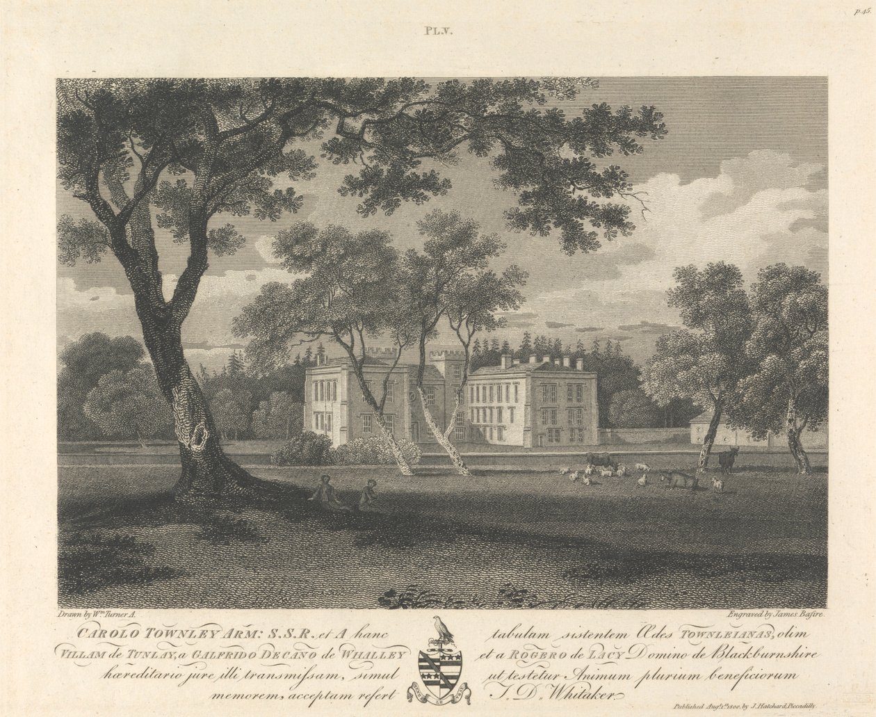 Townley Hall od James Basire