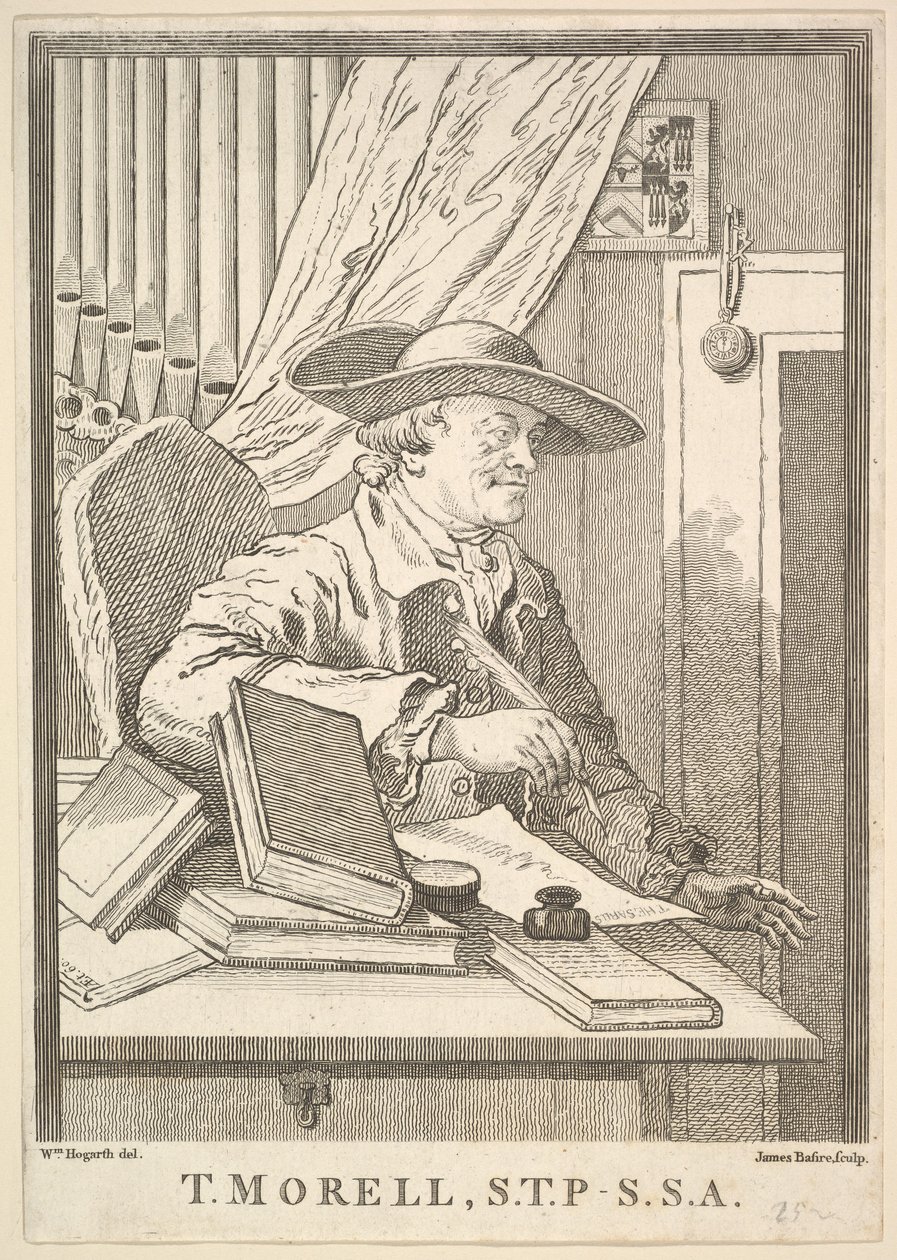 Thomas Morell, S.T.P.-S.S.A., únor 1762. od James Basire I
