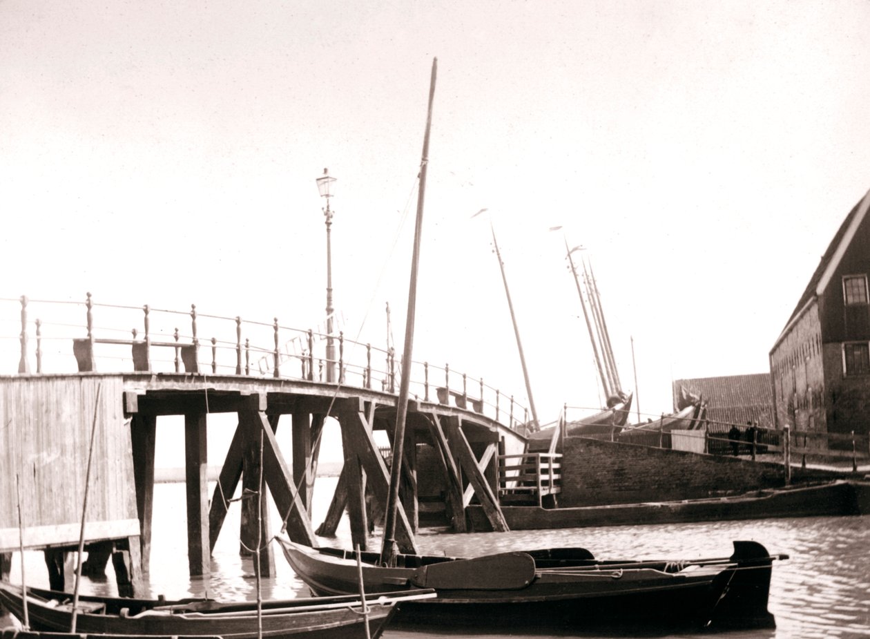 Kanálové lodě, Marken Island, Nizozemsko, 1898 od James Batkin