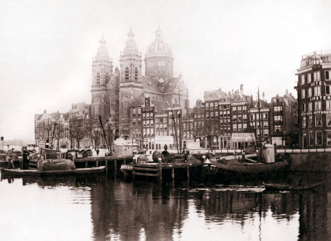 Kostel svatého Mikuláše uvnitř hradeb, Amsterdam, 1898. od James Batkin