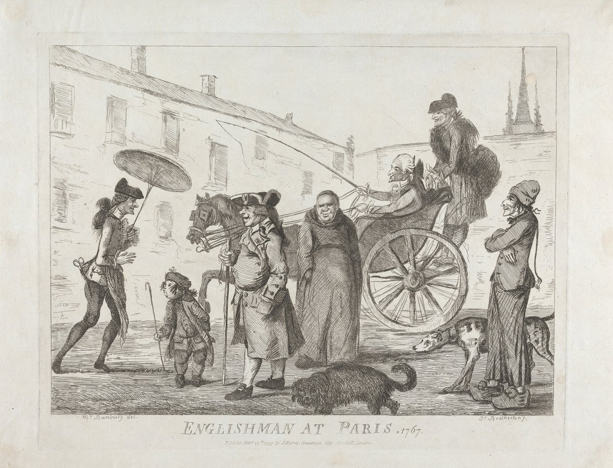 Angličan v Paříži, 1767 od James Bretherton