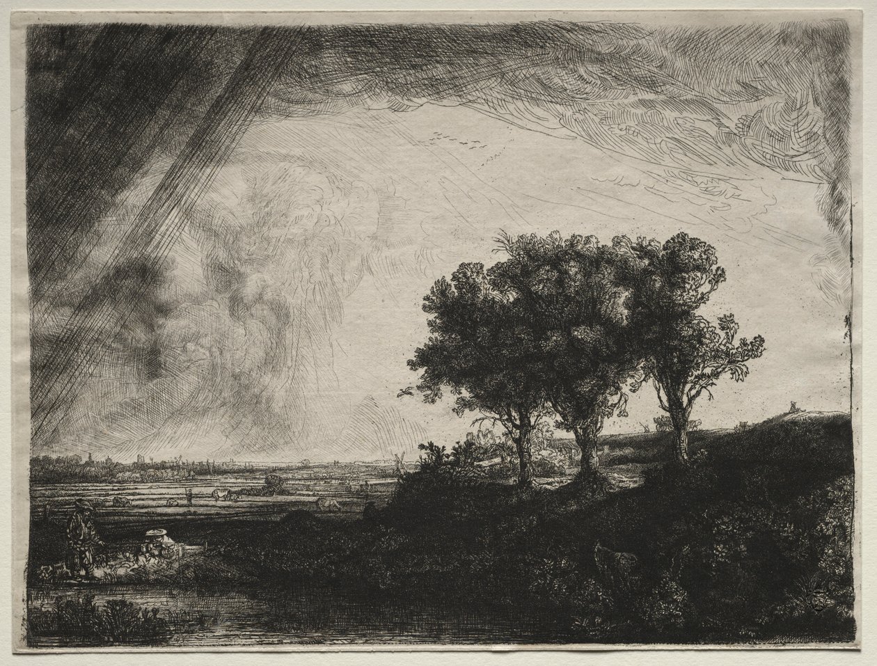 Tři stromy, c. 1770-1844. od James Bretherton