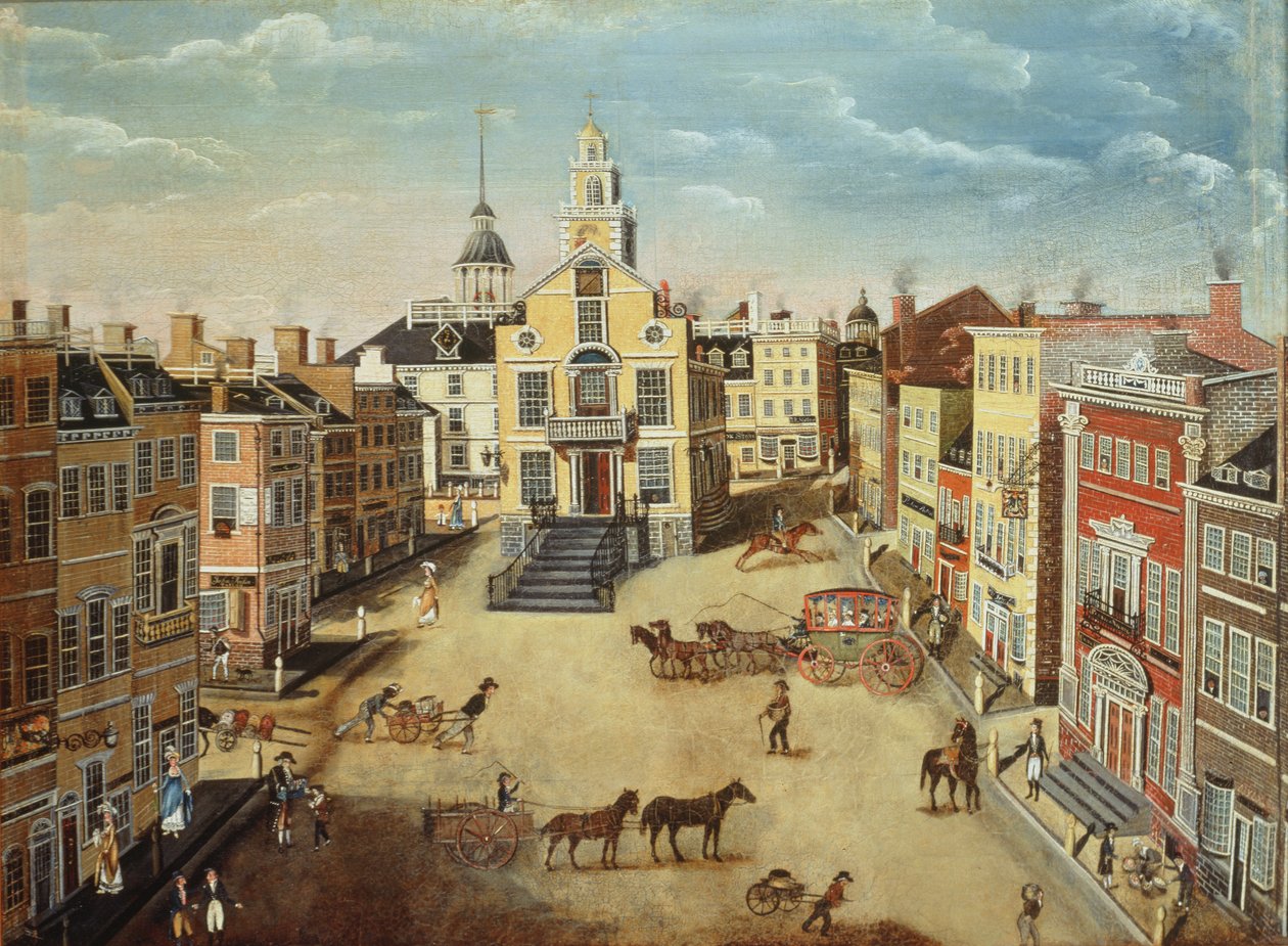 Old State House, Boston od James Brown Marston