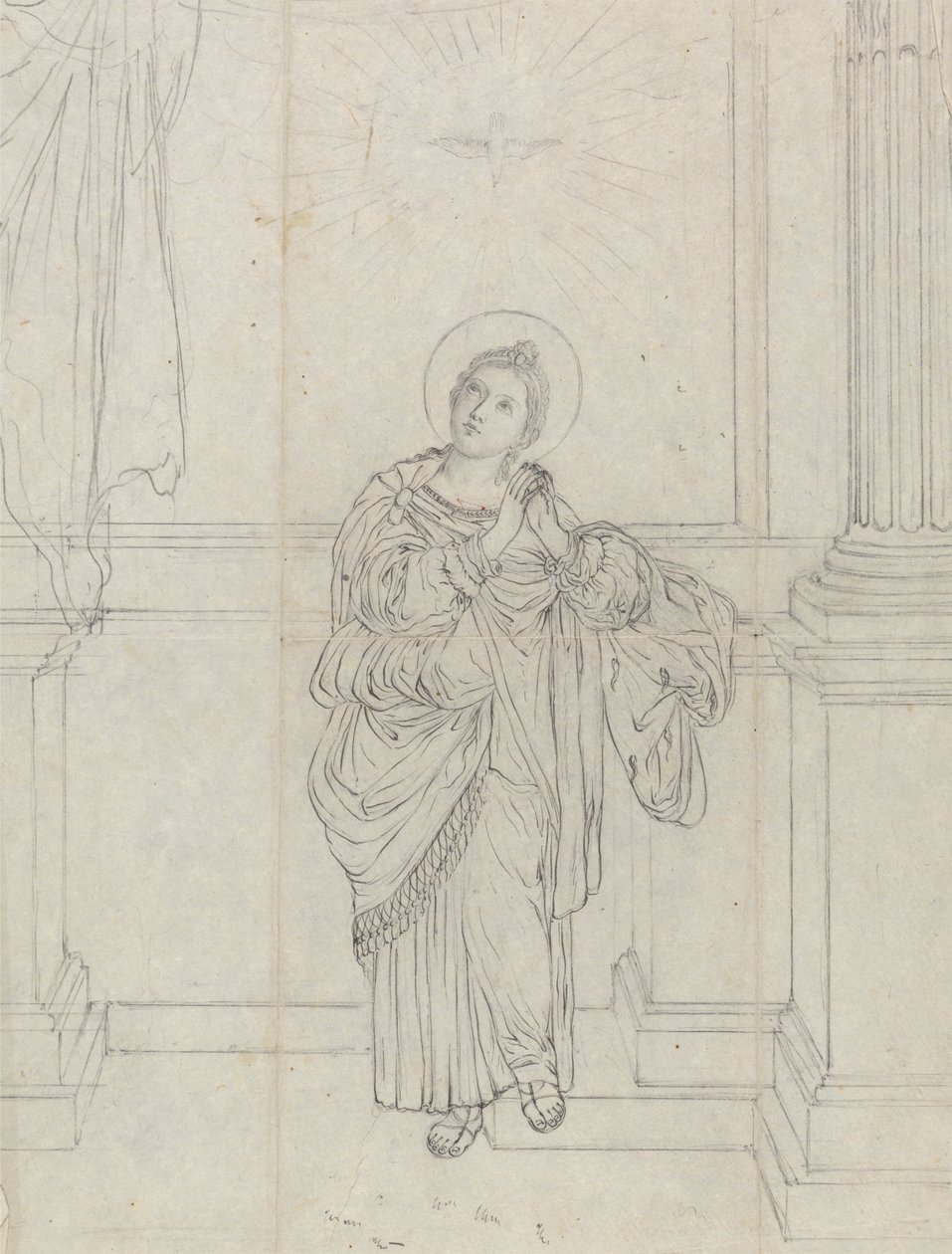 Svatá Agnes (po Domenichino) od James Bruce