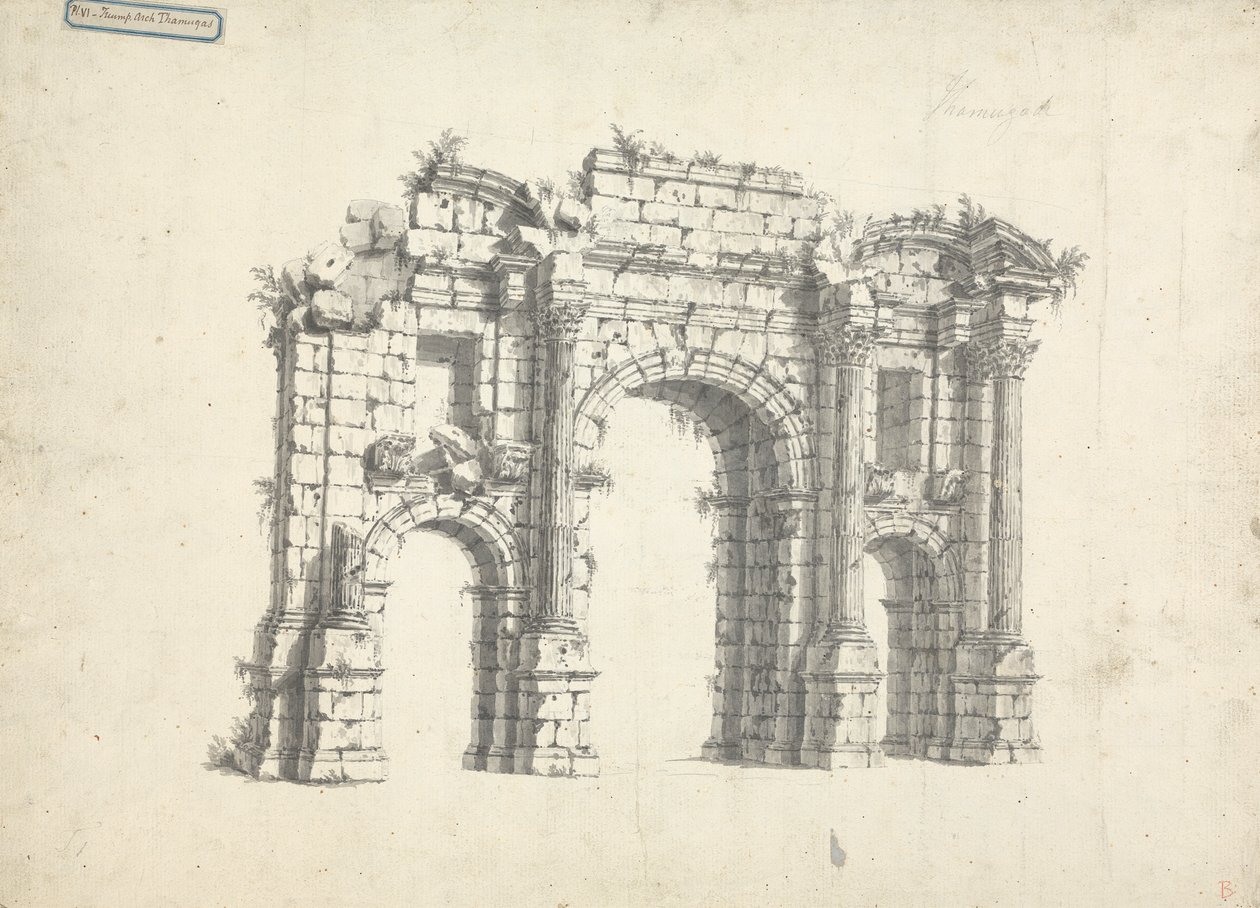 Triumfální oblouk Thamugas od James Bruce