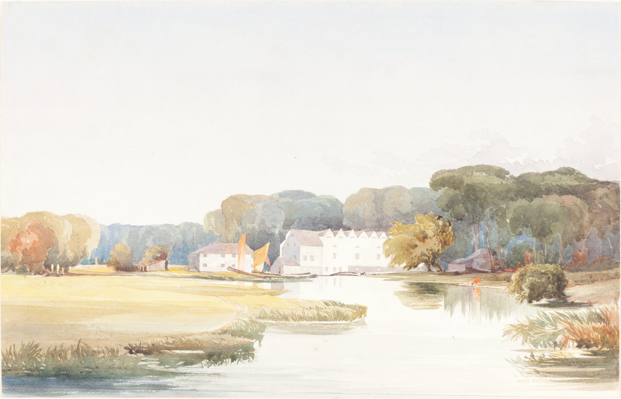 Horstead Mill na řece Bure, Norfolk od James Bulwer