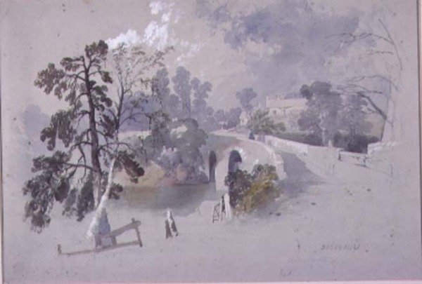 Canonbie, Dumfriesshire (wc na papíře) od James Burrell Smith