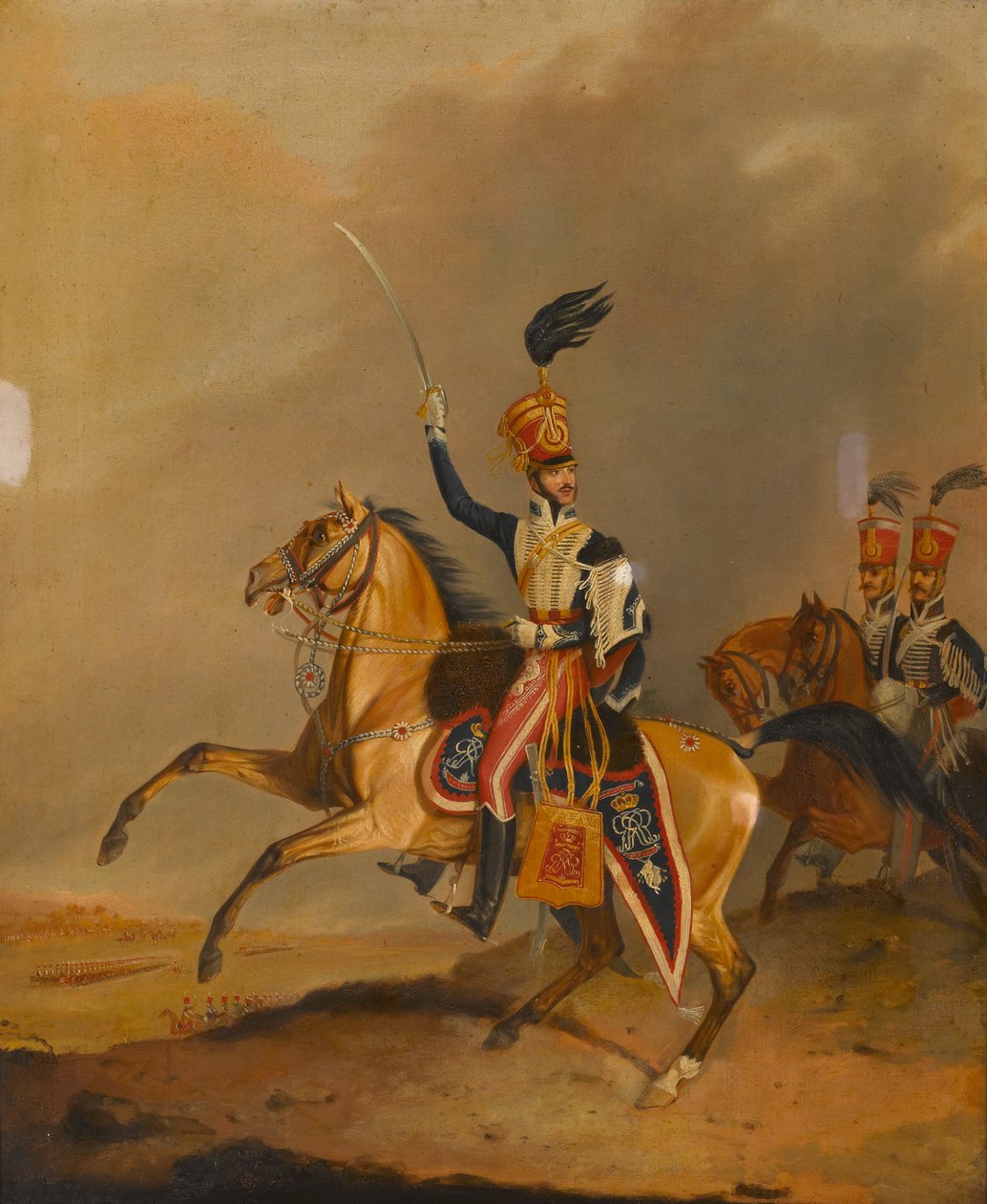 Důstojník 15. lehkých dragounů (husarů) od James Canterbury (attrib. to) Pardon