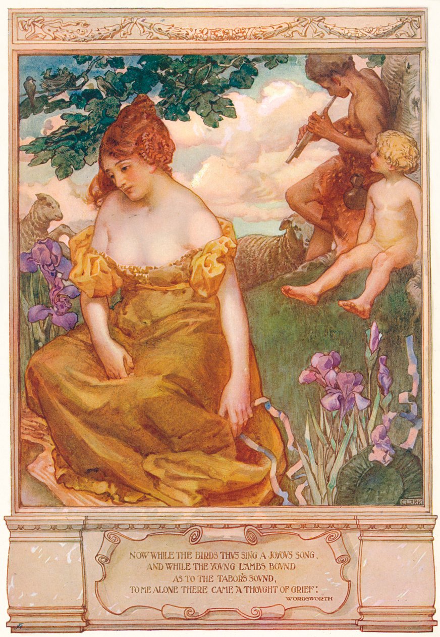 Smutek na jaře, c1878-1906, 1906. od James Clark