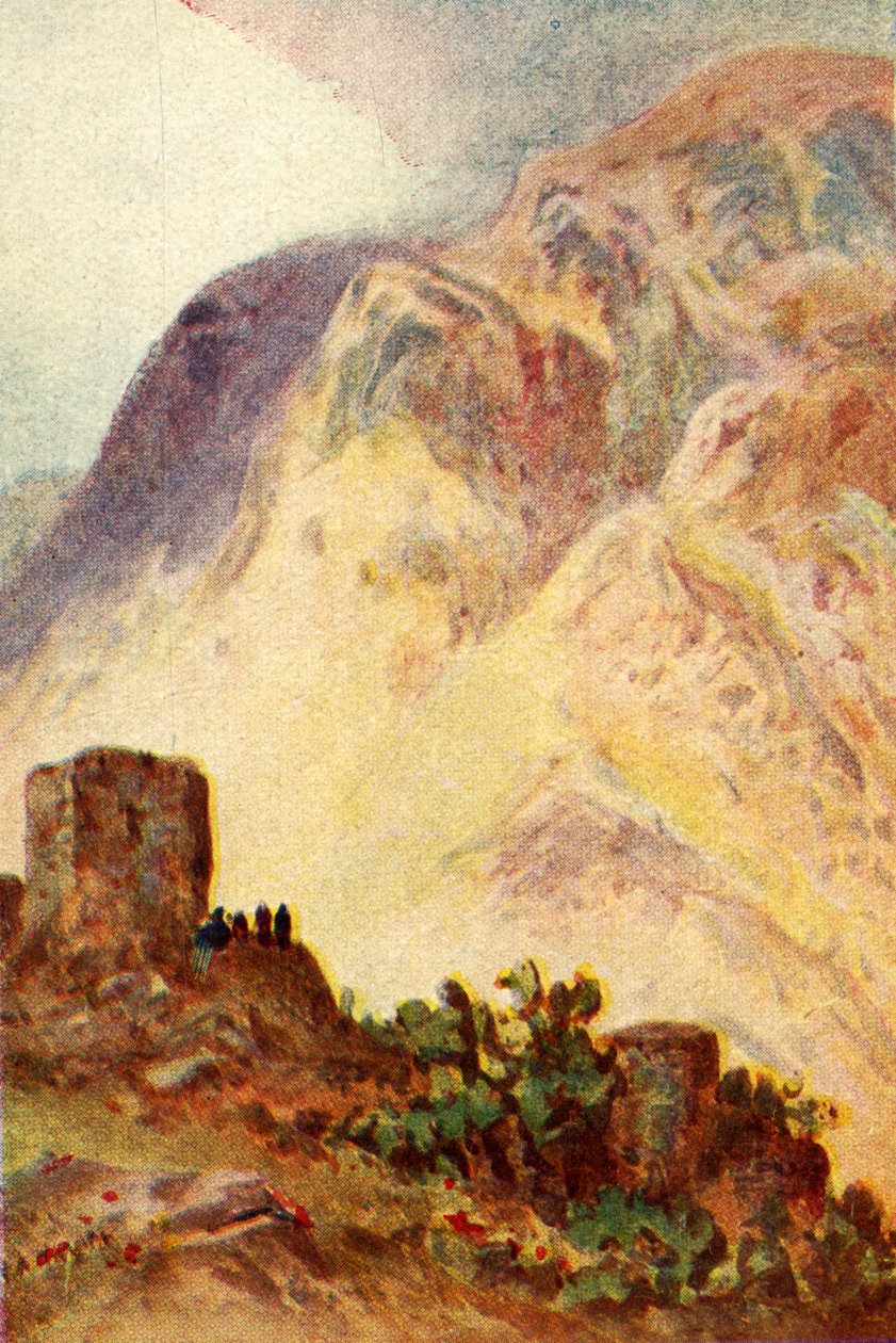 Hora Ebal a hora Gerizim - Jan iv. 20, c1924. Tvůrci: James Clark, Henry A Harper. od James Clark and Henry A Harper