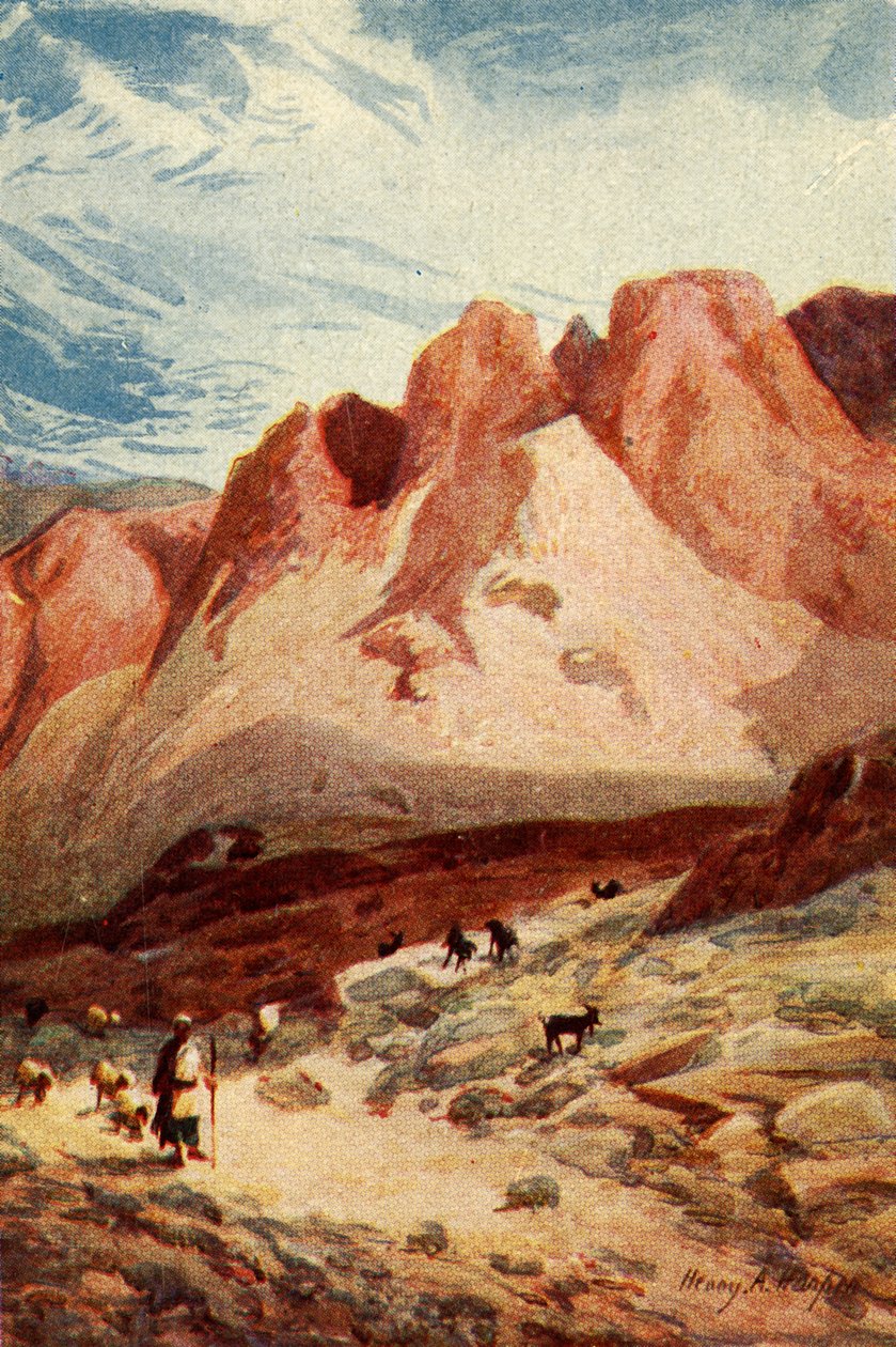 Mount Sinai - Acts vii 38, c1924. Tvůrci: James Clark, Henry A Harper. od James Clark and Henry A Harper