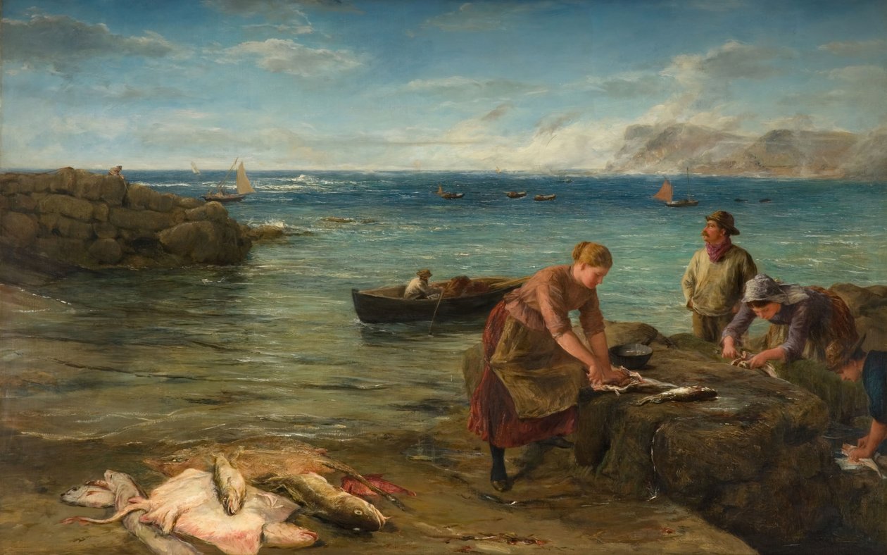 Snídaně pro Porth, 1907. od James Clarke Hook