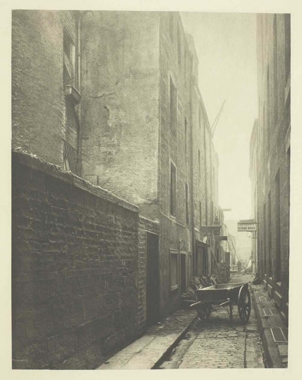 Back Wynd z ulice Trongate od James Craig Annan