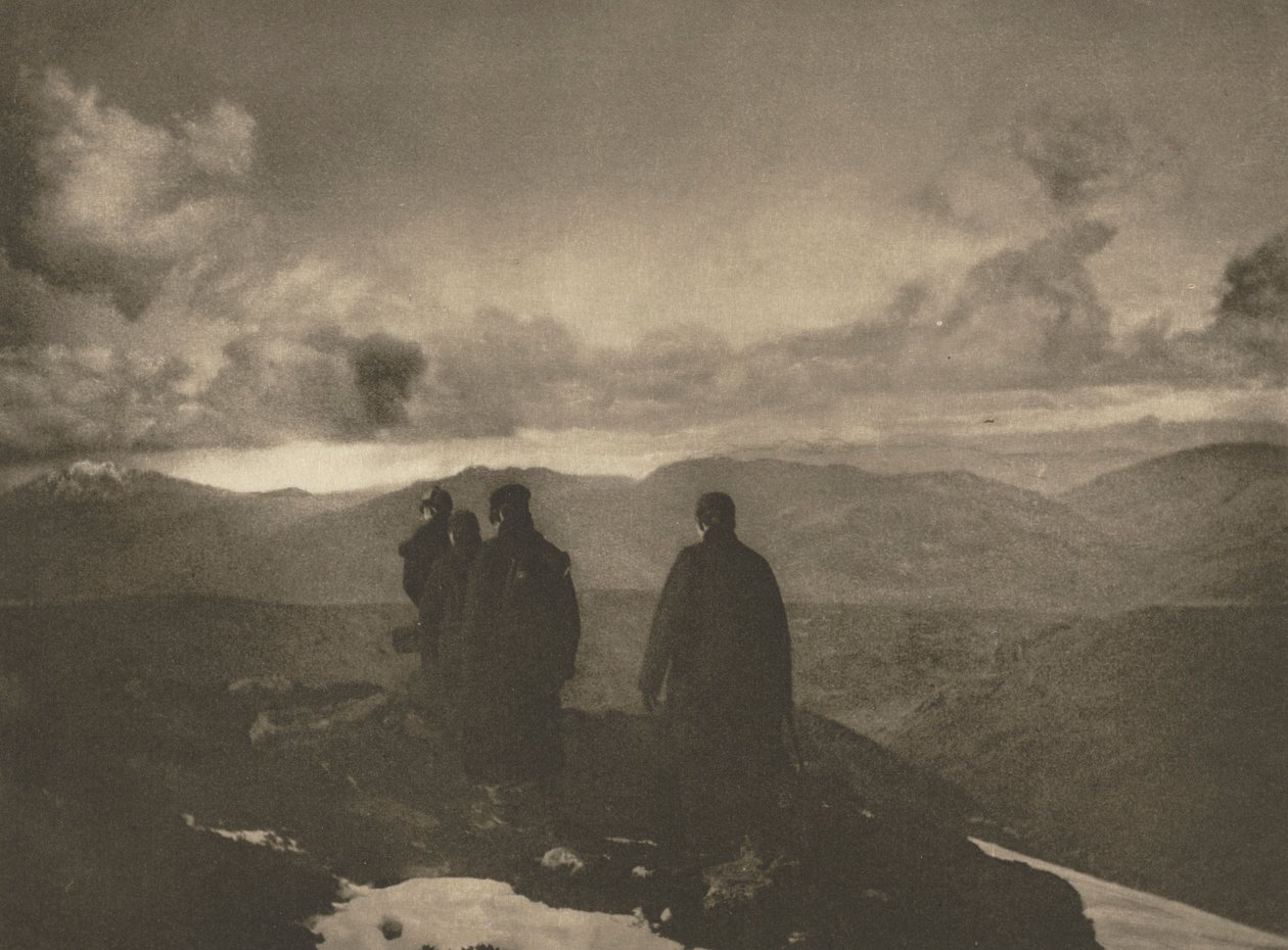 Práce s kamerou: Temné hory, 1904. od James Craig Annan