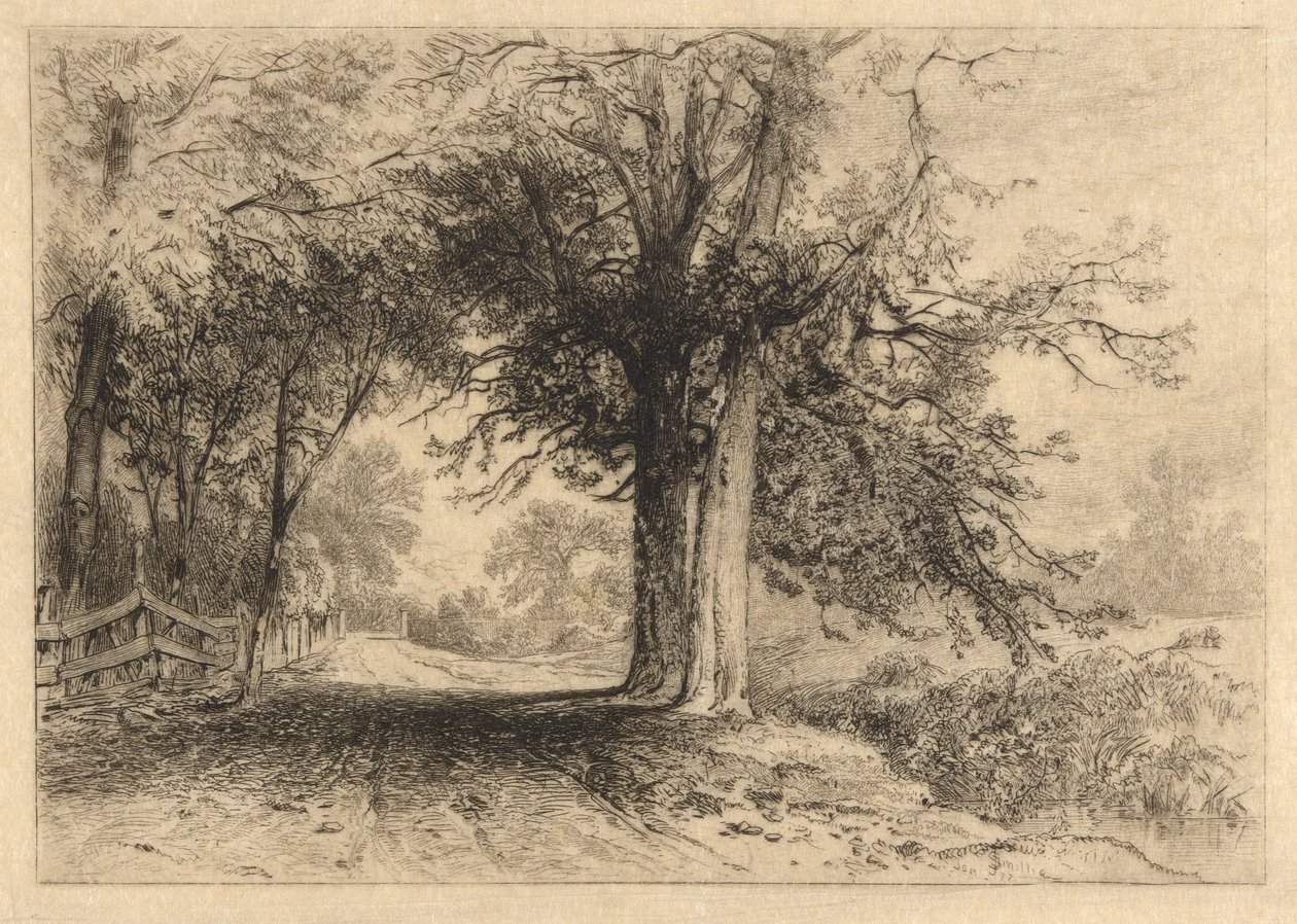 Farm Lane, leden 1887, Opus 2 od James David Smillie