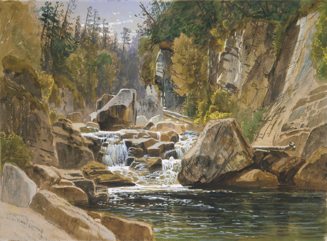 Na Ausable, 1869. od James David Smillie