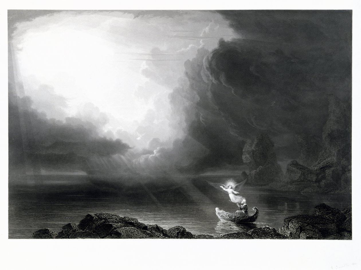 Cesta života — stáří, c. 1855 (rytina) od James David Smillie