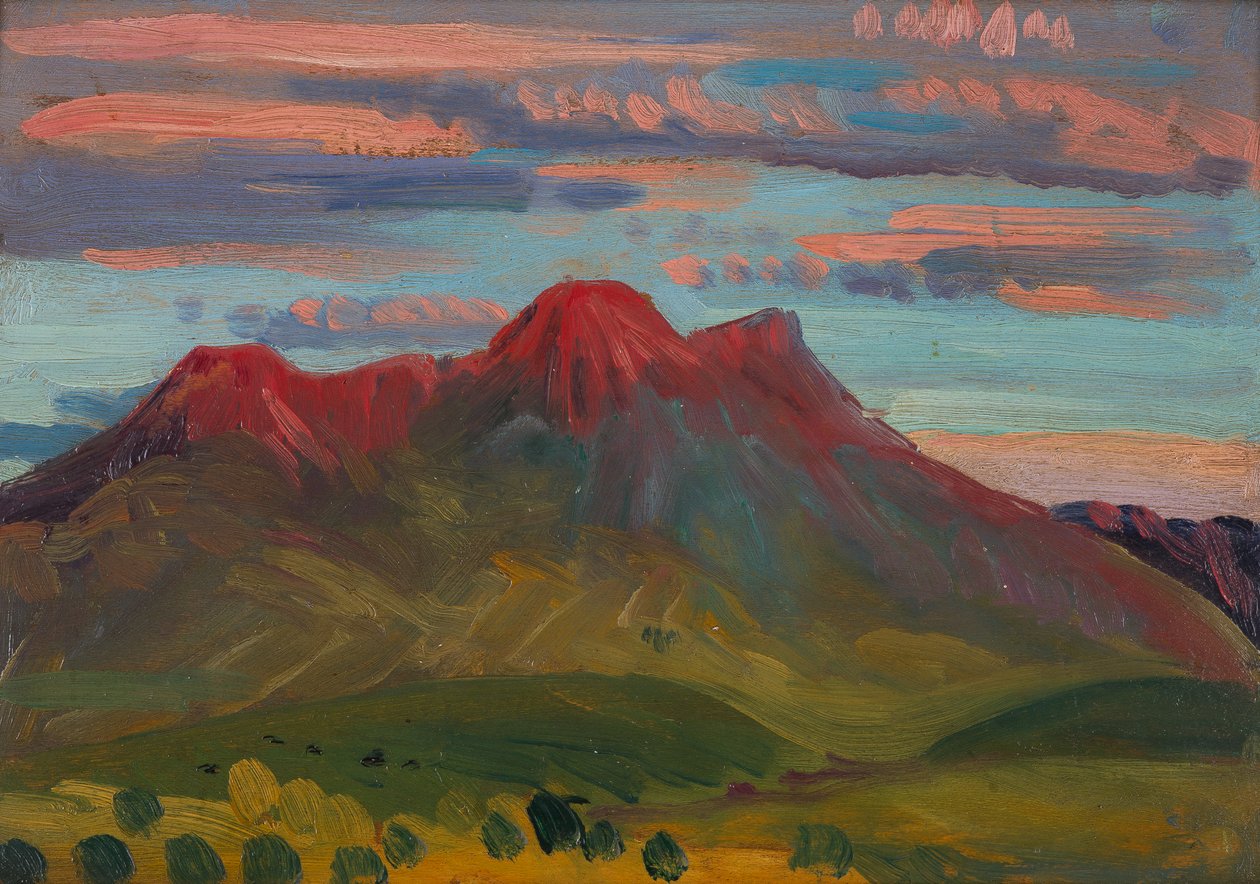 Arenig Západ slunce, kolem 1911-12 od James Dickson Innes