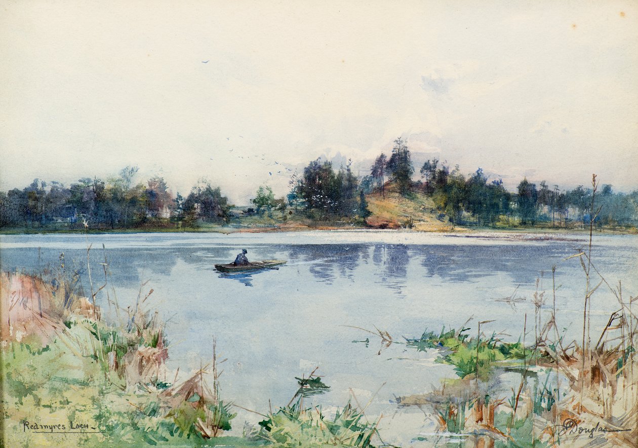 Redmyre Loch (akvarel) od James Douglas