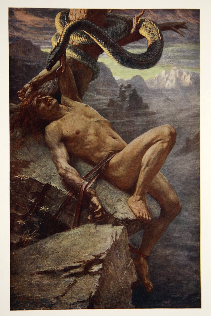 Punishment of Loke, frontispis z 