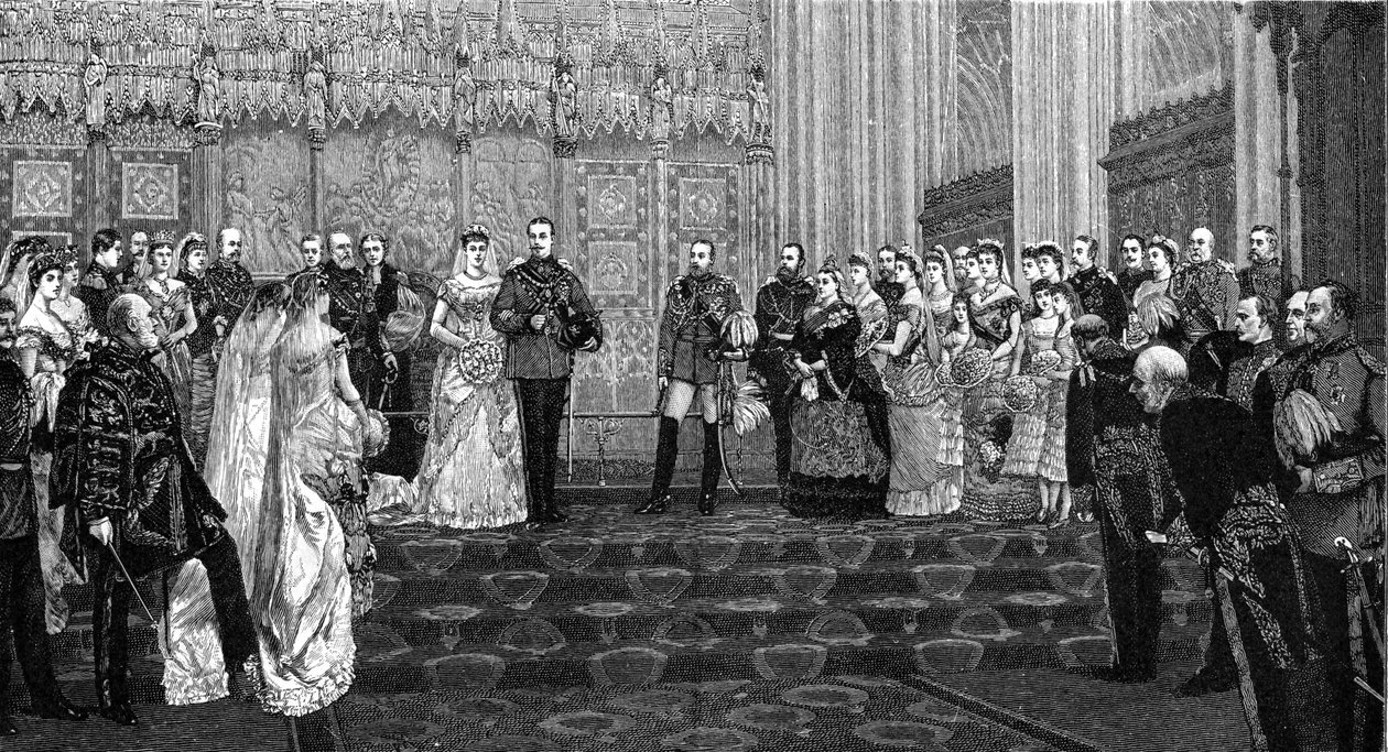 Sňatek vévody a vévodkyně z Albany, 27. dubna 1882, 1900 od James Dromgole Linton