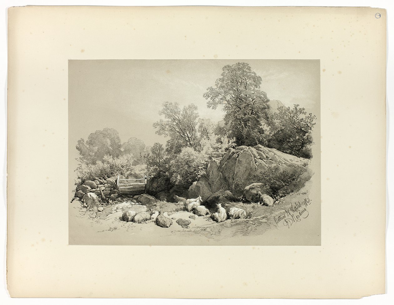 Bettws, N. Wales, z Malebných výběrů od James Duffield Harding
