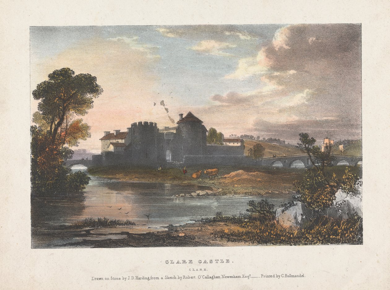 Hrad Clare od James Duffield Harding