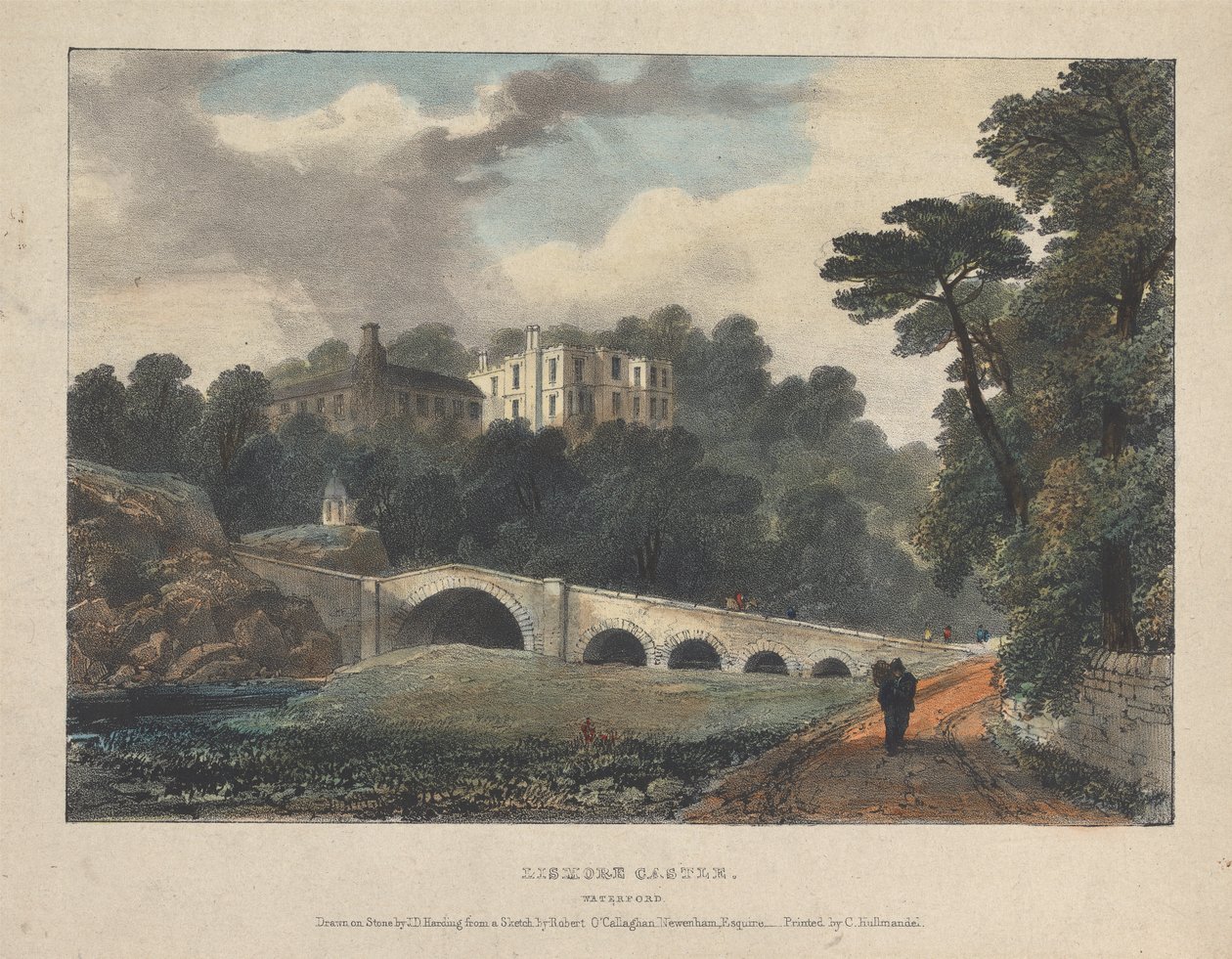 Hrad Lismore od James Duffield Harding