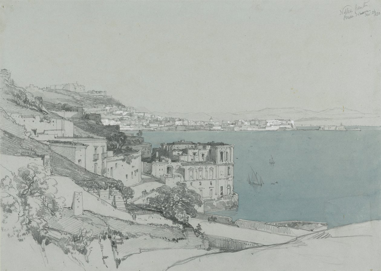 Neapol ze Strada Nouva, 26. listopadu 1830 od James Duffield Harding
