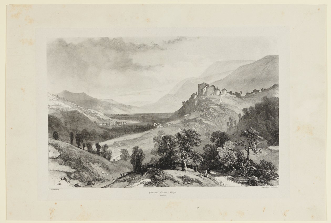 Pontcharra, zámek Bayard od James Duffield Harding