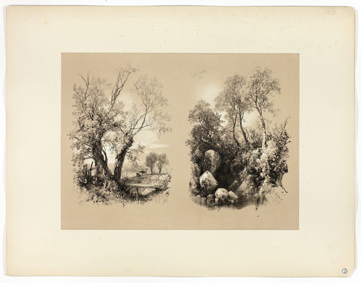 South Brent, z malebného výběru od James Duffield Harding
