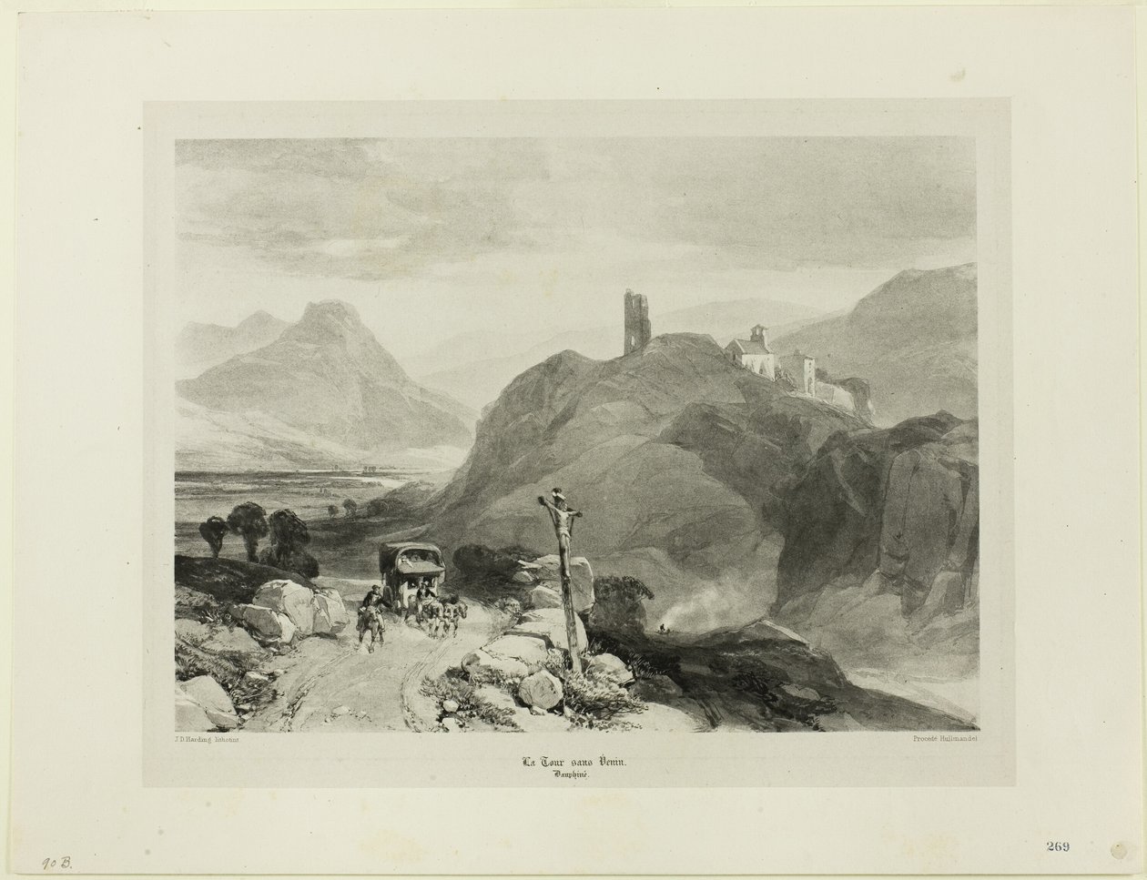 Tour-sans-Venin, region Dauphiné od James Duffield Harding