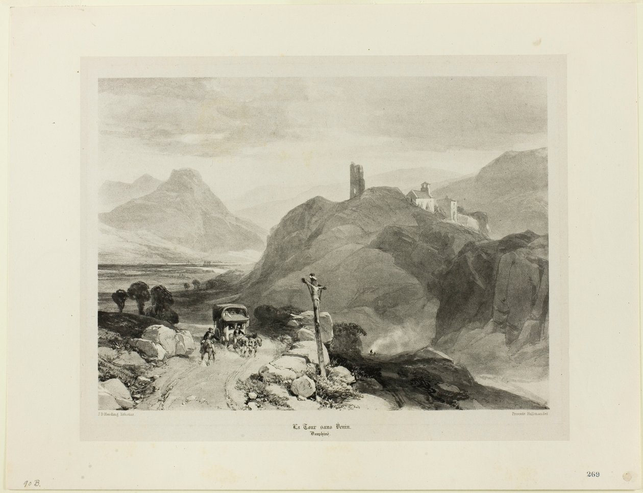 Tour-sans-Venin, region Dauphiné od James Duffield Harding