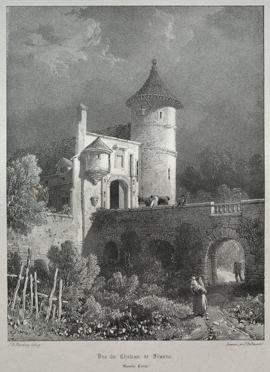 Malebné a romantické cesty starověkou Francií. Franche-Comte..., 1825. od James Duffield Harding