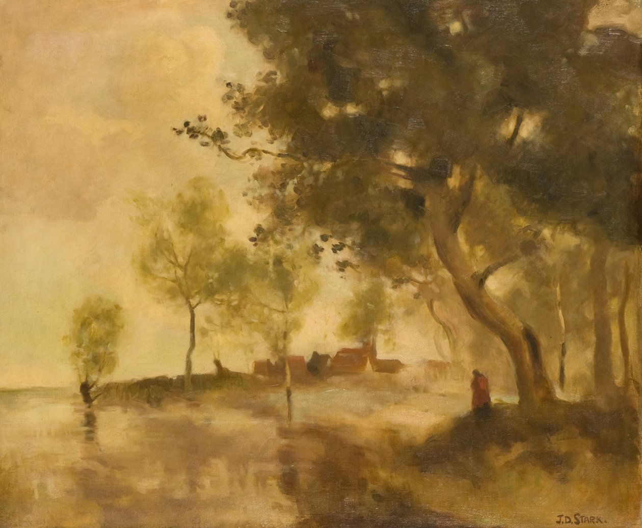 Krajina, kolem roku 1915 (olej na plátně) od James Duncan Stark