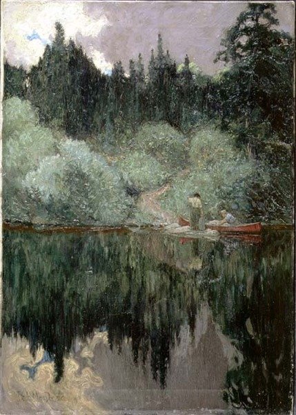 Clearing After Rain, Magnetawan River, Ontario od James Edward Hervey Macdonald