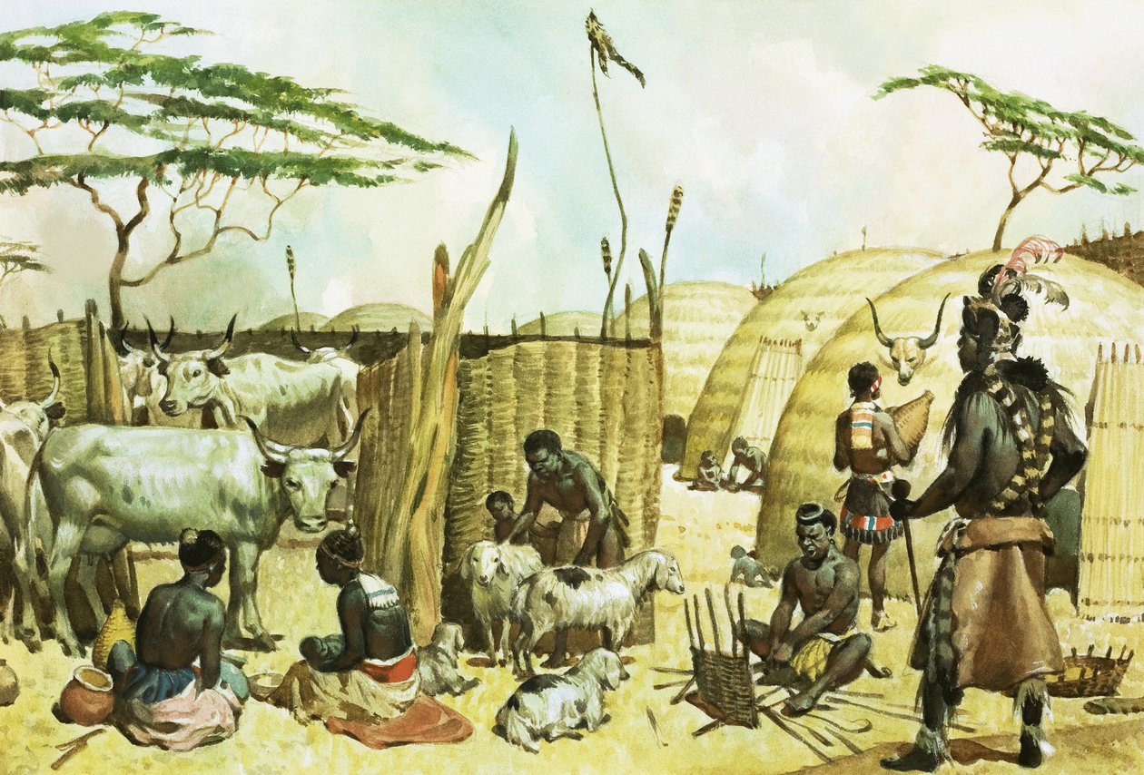 Vesnice Zulu od James Edwin McConnell