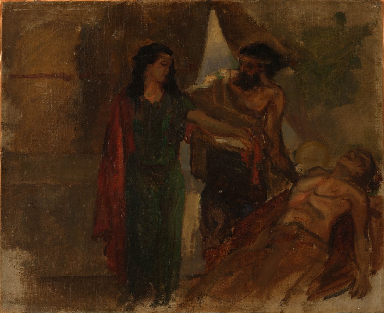 Biblická scéna od James Ensor