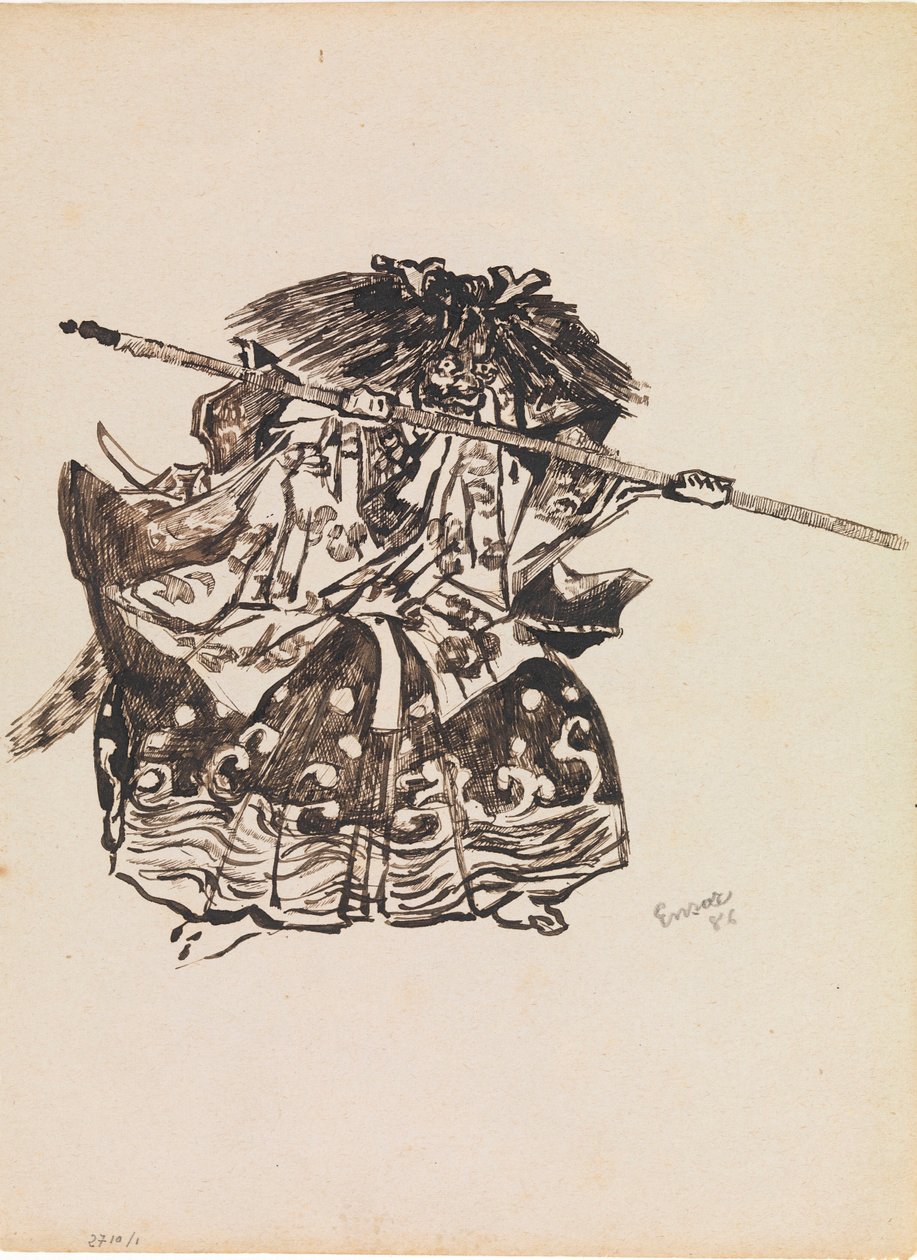 Čínská kuriozita, démon od James Ensor