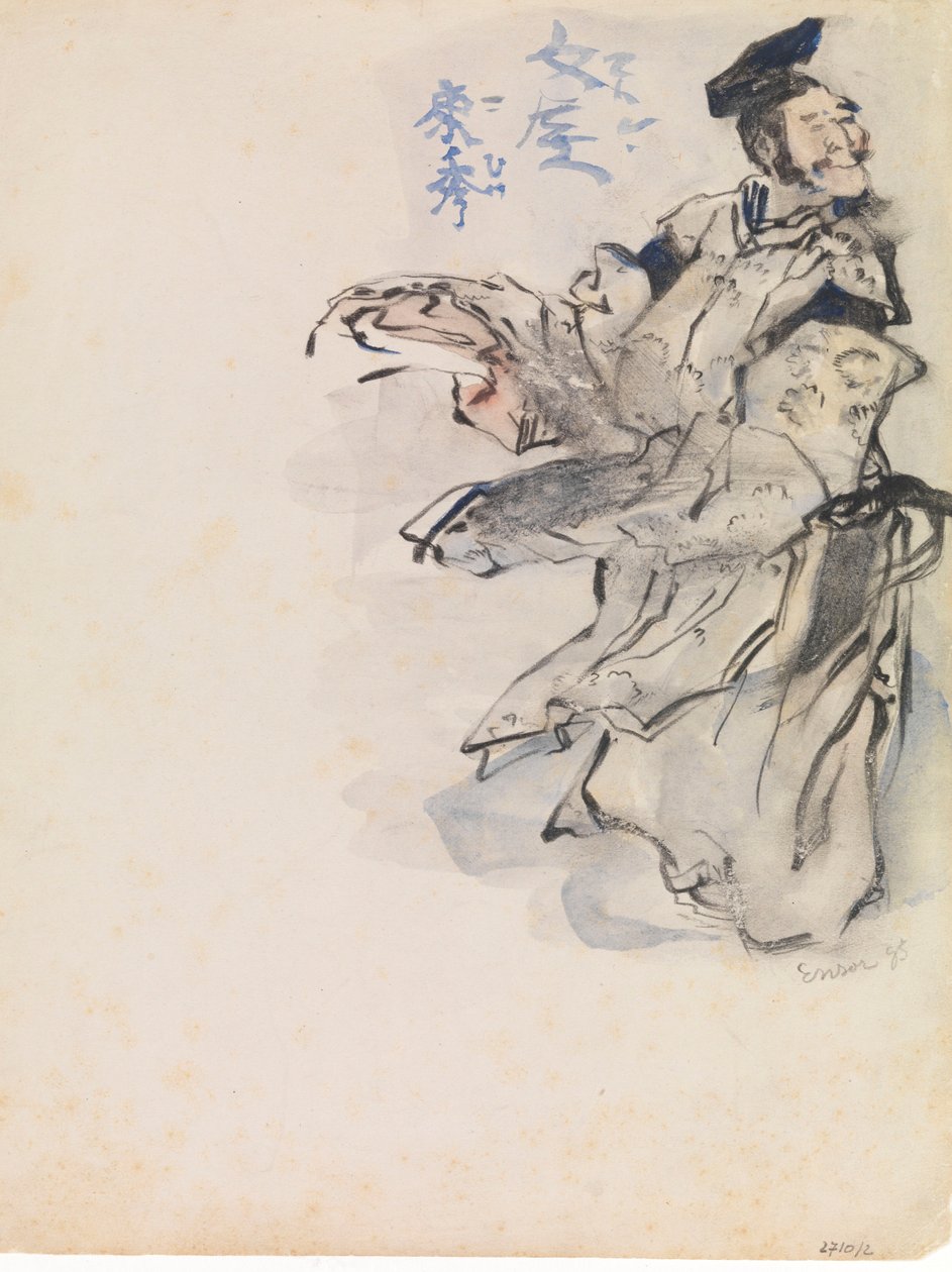 Čínoiserie, muž od James Ensor