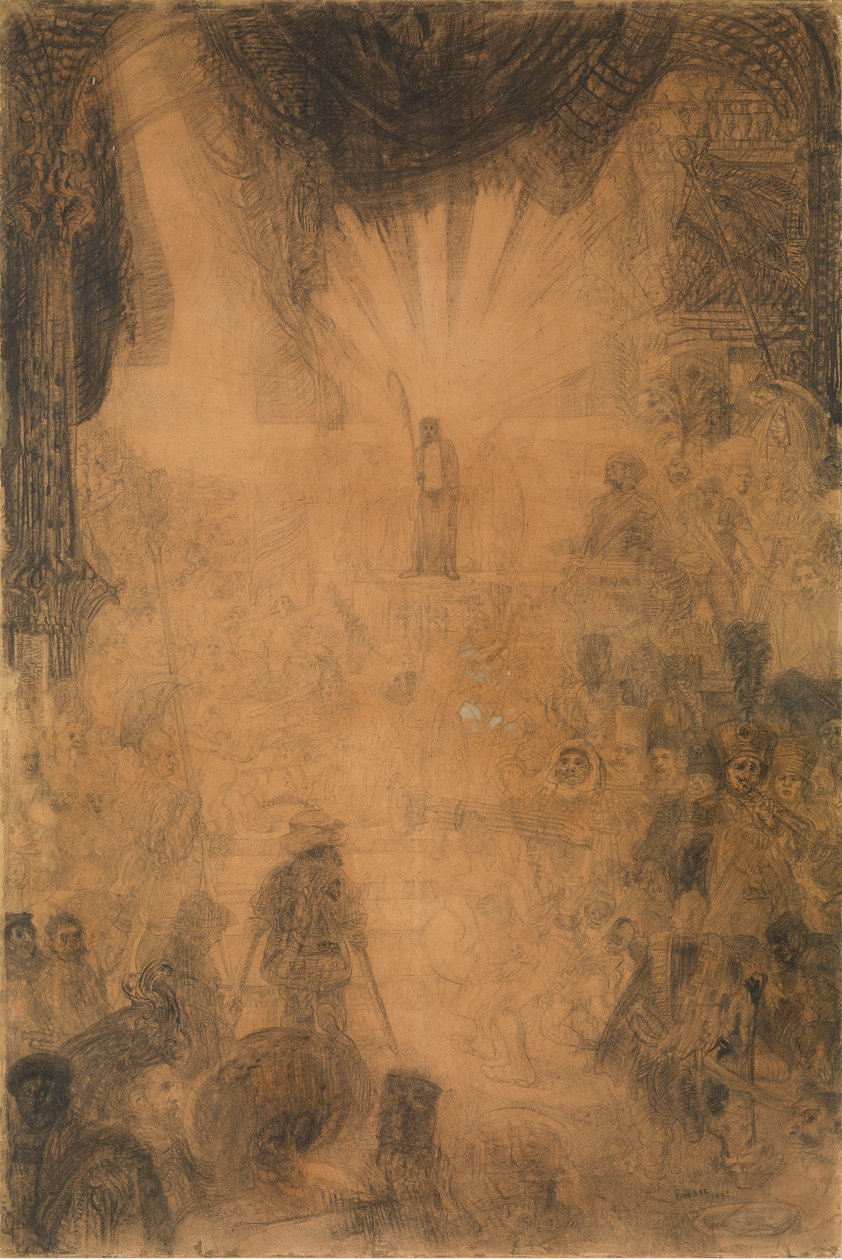 Christus dem Volk gezeigt od James Ensor