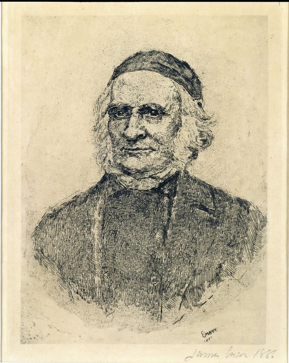 Skandinávský mykolog Elias Magnus Fries od James Ensor