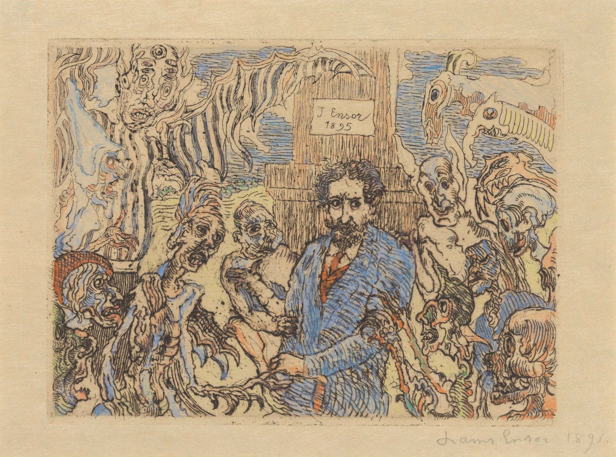 Démoni si ze mě utahují od James Ensor