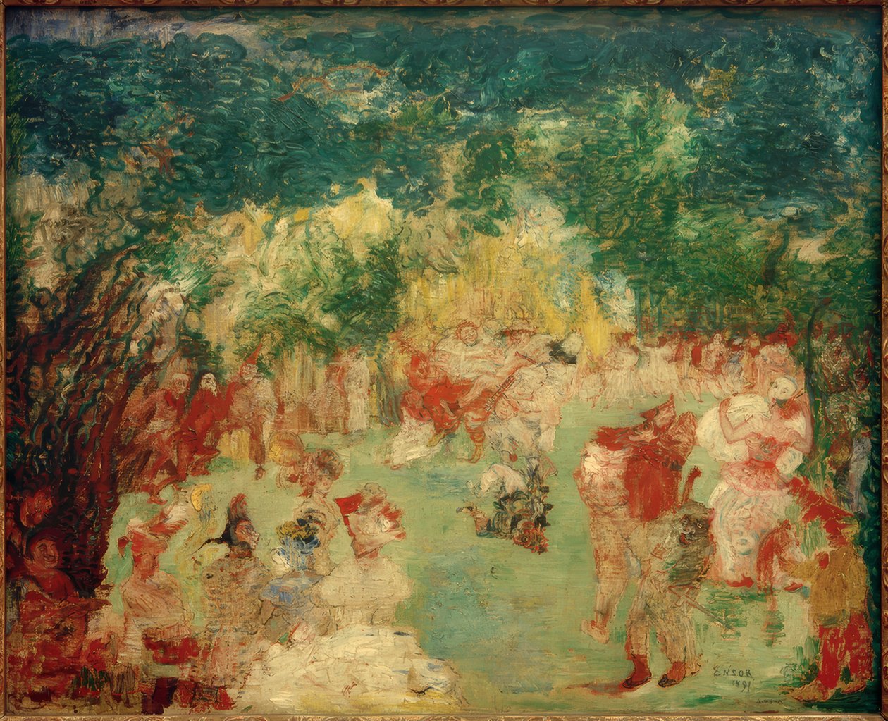 Zahrada lásky od James Sidney Ensor