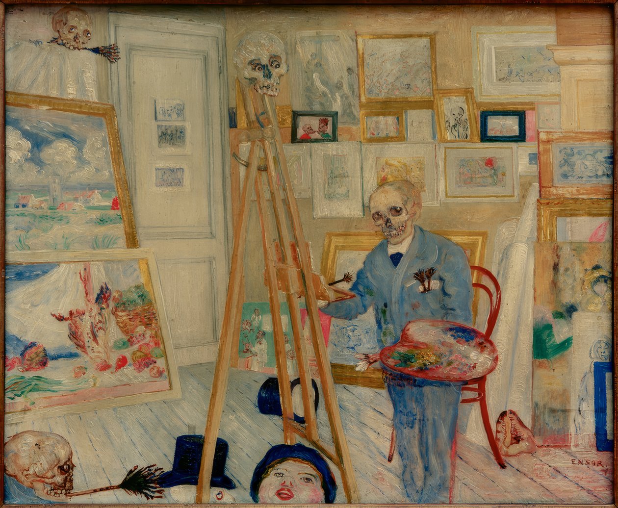 Malíř kostry od James Sidney Ensor