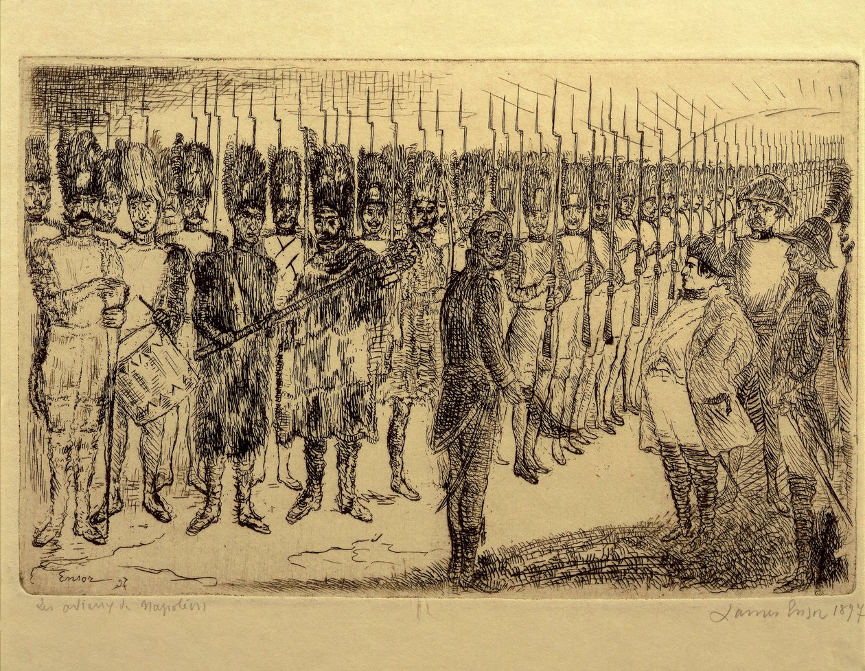 Francie, Napoleonovo sbohem od James Ensor