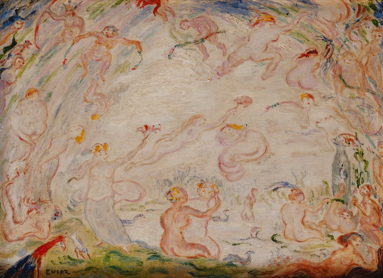 Gesta nymf; Gesta nymf od James Ensor